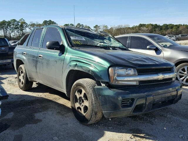 1GNDS13S652296885 - 2005 CHEVROLET TRAILBLAZE GREEN photo 1