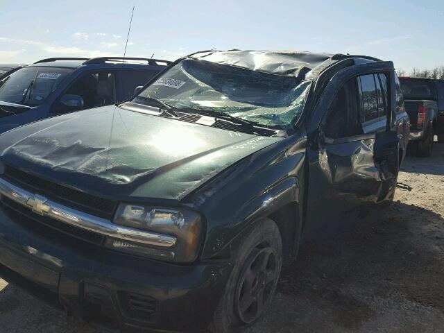 1GNDS13S652296885 - 2005 CHEVROLET TRAILBLAZE GREEN photo 9