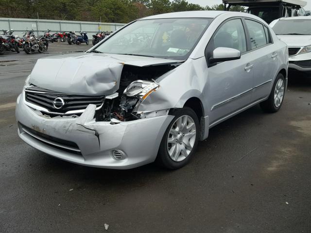 3N1AB6AP3CL753416 - 2012 NISSAN SENTRA 2.0 SILVER photo 2