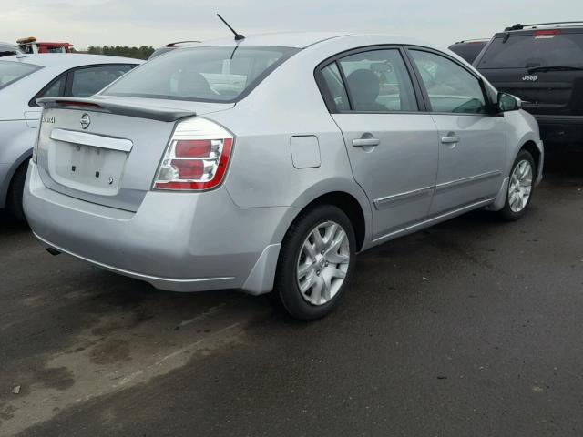 3N1AB6AP3CL753416 - 2012 NISSAN SENTRA 2.0 SILVER photo 4