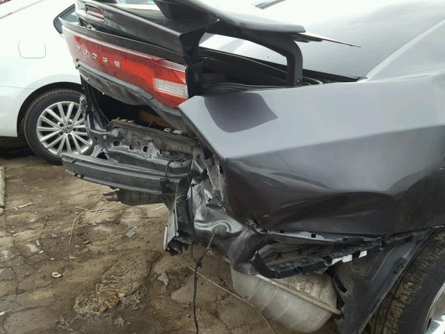 2C3CDXBG7EH217654 - 2014 DODGE CHARGER SE GRAY photo 9