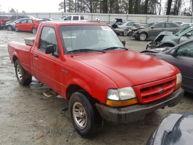 1FTYR10C5XTB04274 - 1999 FORD RANGER RED photo 1