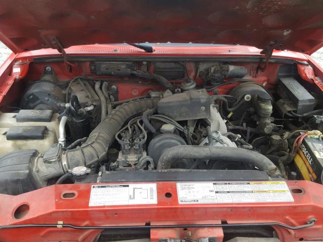 1FTYR10C5XTB04274 - 1999 FORD RANGER RED photo 7