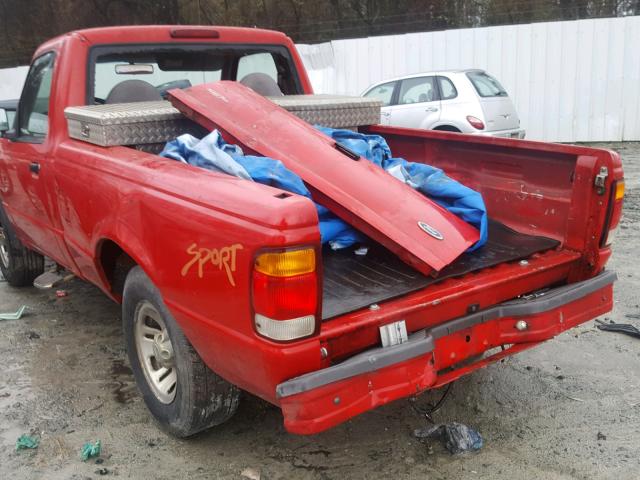 1FTYR10C5XTB04274 - 1999 FORD RANGER RED photo 9