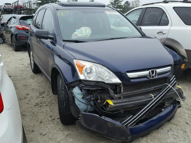 5J6RE38549L000504 - 2009 HONDA CR-V EX BLUE photo 1