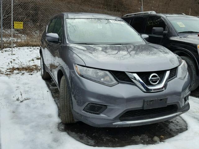 KNMAT2MTXGP644425 - 2016 NISSAN ROGUE S GRAY photo 1