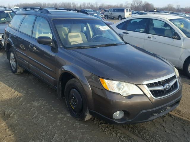 4S4BP61C886351999 - 2008 SUBARU OUTBACK 2. BROWN photo 1