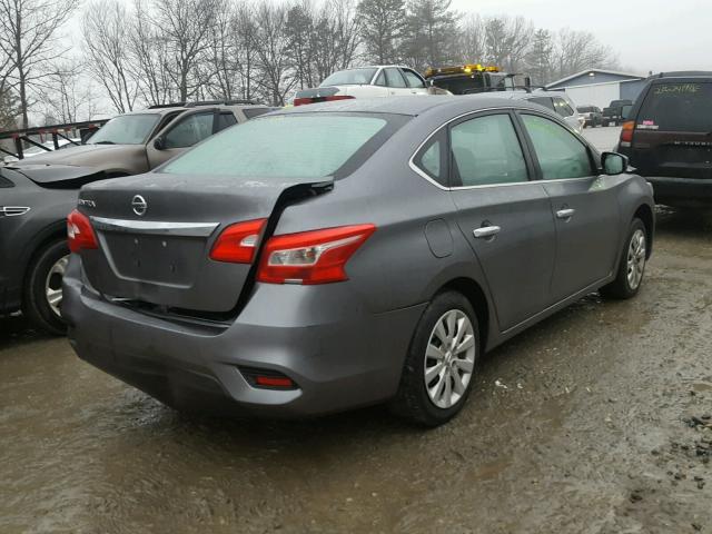 3N1AB7AP7GY212142 - 2016 NISSAN SENTRA S GRAY photo 4