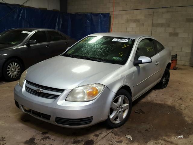 1G1AL15FX77343570 - 2007 CHEVROLET COBALT LT SILVER photo 2