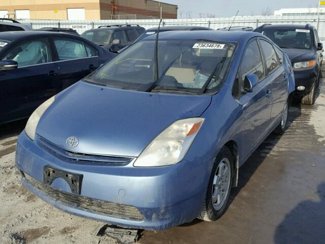 JTDKB22U840113425 - 2004 TOYOTA PRIUS BLUE photo 2