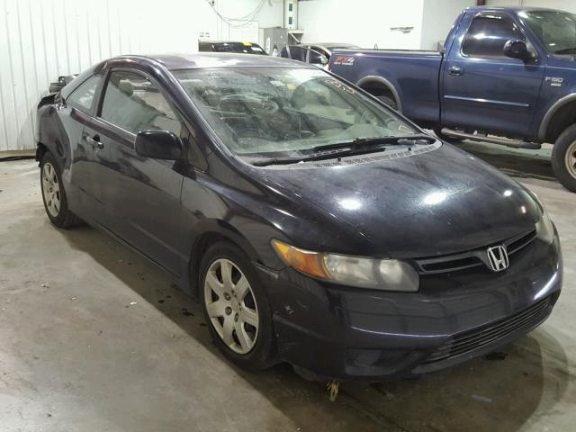 2HGFG12638H537094 - 2008 HONDA CIVIC LX CHARCOAL photo 1