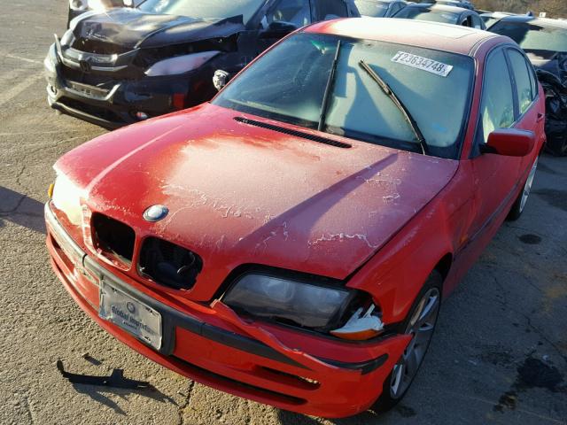 WBAAV33401FU89209 - 2001 BMW 325 I RED photo 2