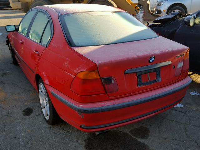 WBAAV33401FU89209 - 2001 BMW 325 I RED photo 3