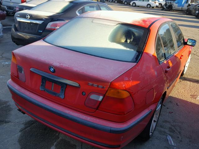 WBAAV33401FU89209 - 2001 BMW 325 I RED photo 4