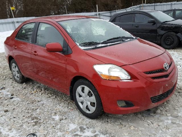 JTDBT923381192998 - 2008 TOYOTA YARIS RED photo 1