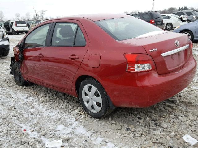 JTDBT923381192998 - 2008 TOYOTA YARIS RED photo 3