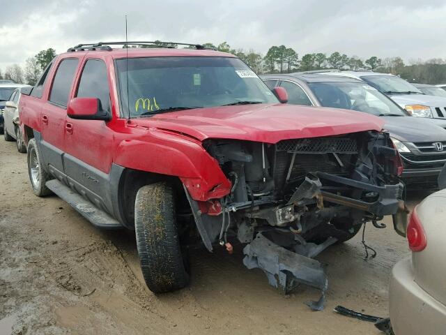 3GNEC13T53G182469 - 2003 CHEVROLET AVALANCHE RED photo 1