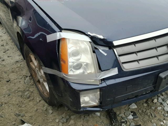 1GYEE637050147827 - 2005 CADILLAC SRX BLUE photo 9