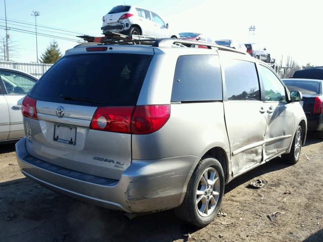 5TDBA22C66S069659 - 2006 TOYOTA SIENNA XLE SILVER photo 4