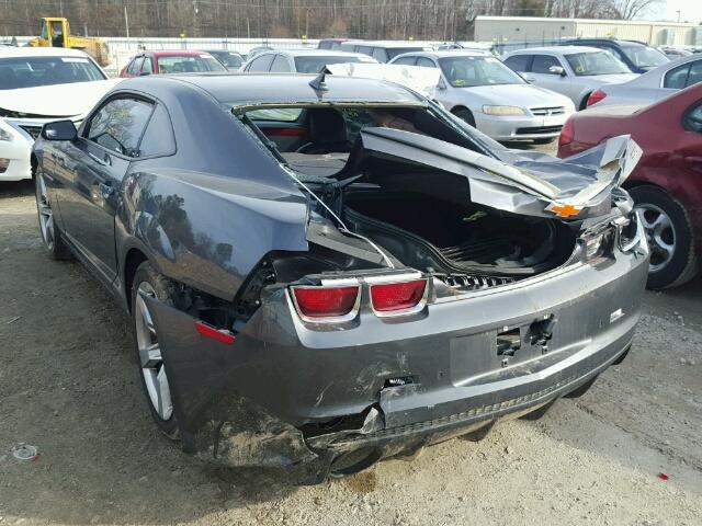 2G1FK1EJ0A9171374 - 2010 CHEVROLET CAMARO SS GRAY photo 3