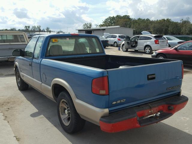 1GCCS1942W8144288 - 1998 CHEVROLET S TRUCK S1 BLUE photo 3