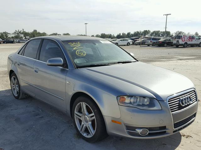 WAUAF78E97A065667 - 2007 AUDI A4 2 SILVER photo 1