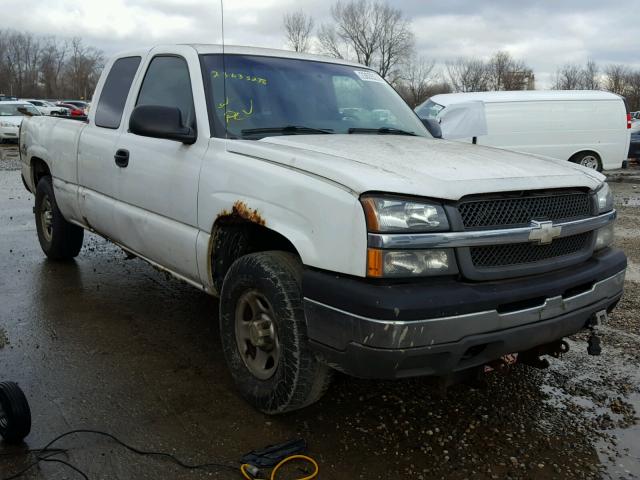 2GCEK19T041214788 - 2004 CHEVROLET SILVERADO WHITE photo 1