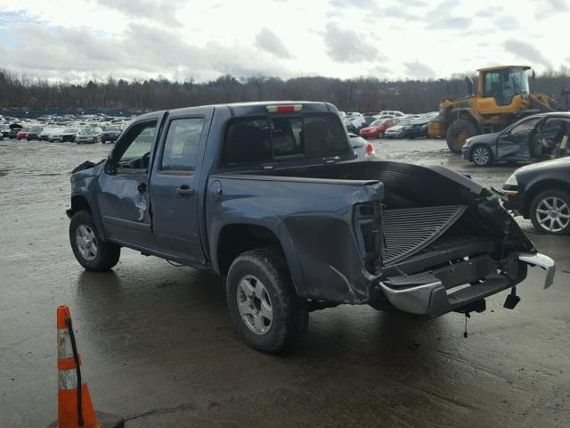 1GTDT136768126543 - 2006 GMC CANYON BLUE photo 3