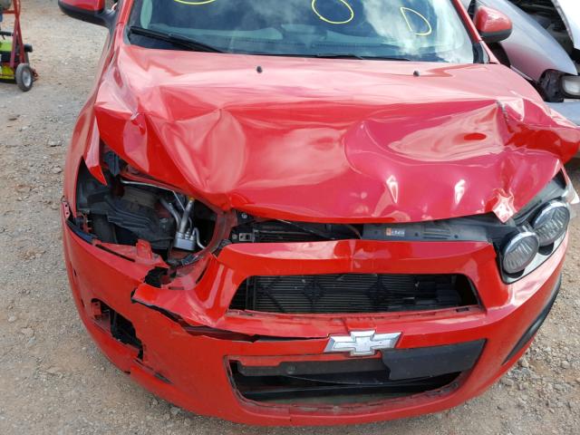 1G1JC5SH6E4242764 - 2014 CHEVROLET SONIC LT RED photo 7