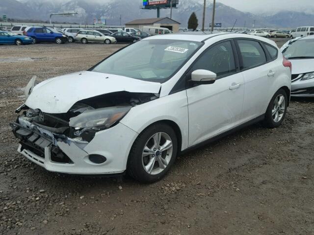 1FADP3K20EL265767 - 2014 FORD FOCUS SE WHITE photo 2