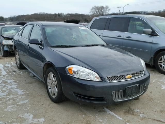 2G1WG5E3XD1150867 - 2013 CHEVROLET IMPALA LT GRAY photo 1