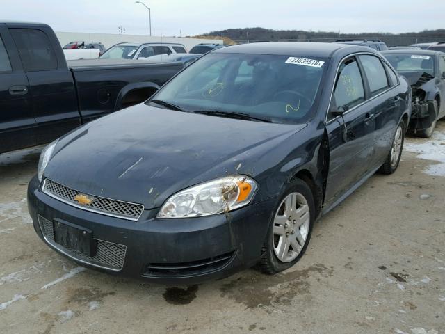 2G1WG5E3XD1150867 - 2013 CHEVROLET IMPALA LT GRAY photo 2