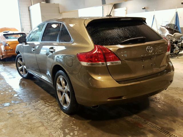 4T3ZK3BB7CU051237 - 2012 TOYOTA VENZA LE GOLD photo 3