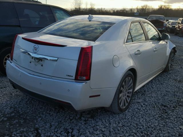 1G6DS5EVXA0145046 - 2010 CADILLAC CTS PREMIU WHITE photo 4