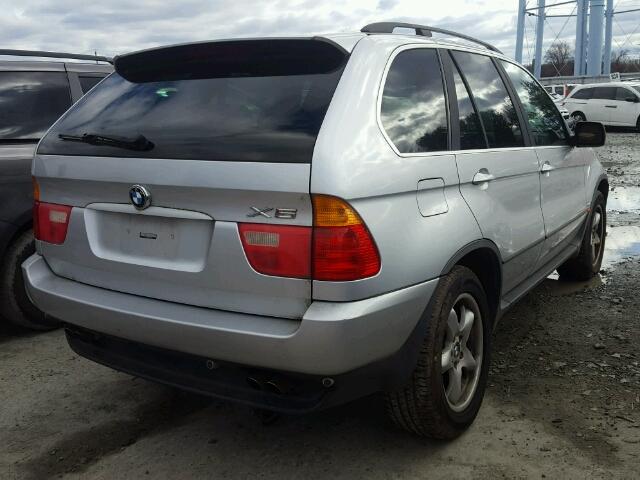 WBAFB33531LH12077 - 2001 BMW X5 4.4I SILVER photo 4