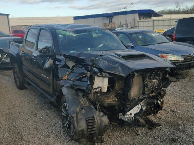 5TFCZ5AN0HX094846 - 2017 TOYOTA TACOMA DOU შავი ფოტო 1