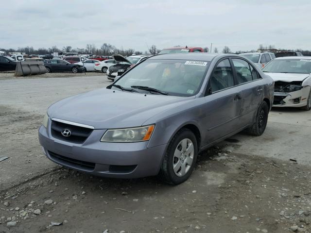 5NPET46C17H262483 - 2007 HYUNDAI SONATA GLS GRAY photo 2