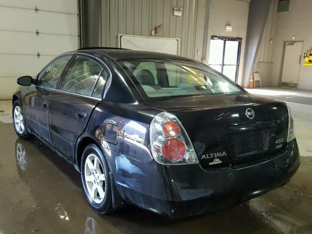 1N4AL11D66C246146 - 2006 NISSAN ALTIMA S BLACK photo 3