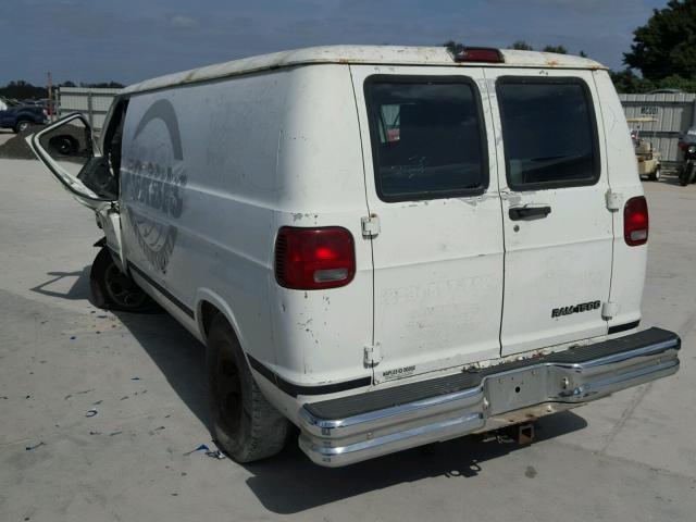 2D7HB11Y53K510182 - 2003 DODGE RAM VAN B1 WHITE photo 3