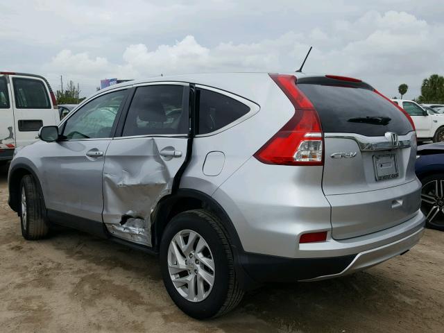 3CZRM3H51FG709211 - 2015 HONDA CR-V EX SILVER photo 3