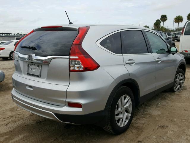 3CZRM3H51FG709211 - 2015 HONDA CR-V EX SILVER photo 4