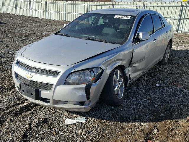 1G1ZD5EU7CF258224 - 2012 CHEVROLET MALIBU 2LT SILVER photo 2