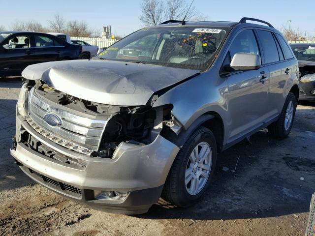 2FMDK38C88BA15816 - 2008 FORD EDGE SEL SILVER photo 2