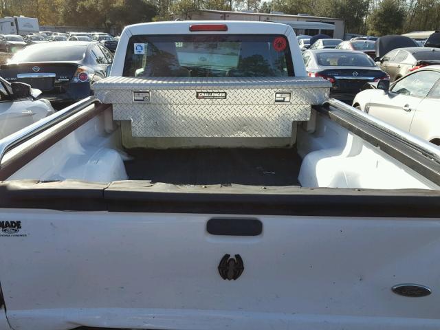 1FTYR10U45PA91841 - 2005 FORD RANGER WHITE photo 6