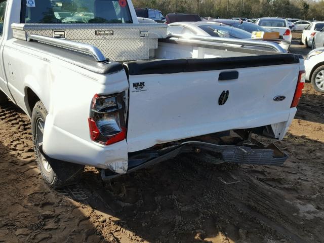 1FTYR10U45PA91841 - 2005 FORD RANGER WHITE photo 9