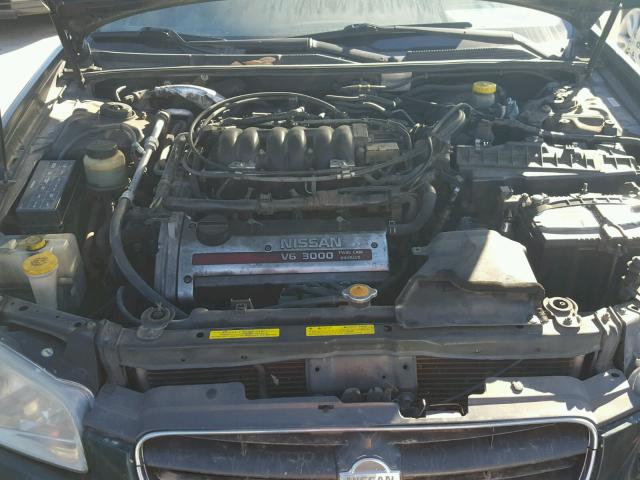 JN1CA31D91T603688 - 2001 NISSAN MAXIMA GXE GREEN photo 7