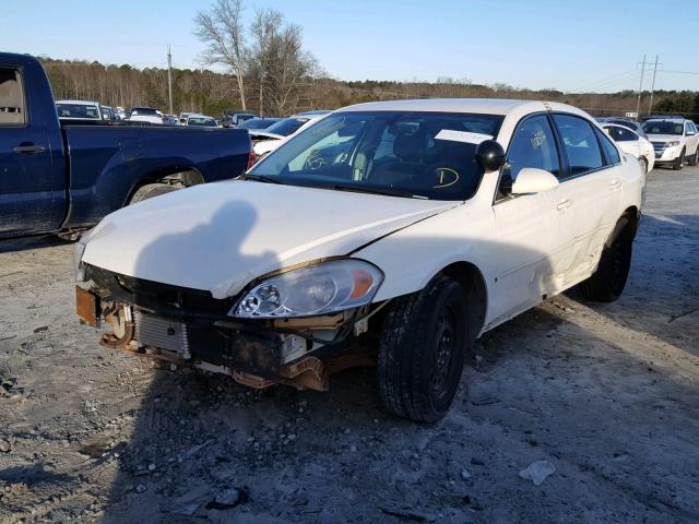 2G1WS551269426637 - 2006 CHEVROLET IMPALA POL WHITE photo 2