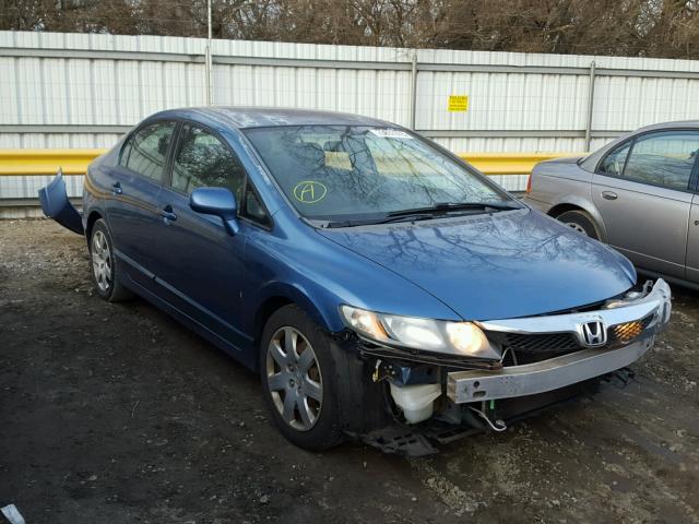 2HGFA165X9H546525 - 2009 HONDA CIVIC LX BLUE photo 1