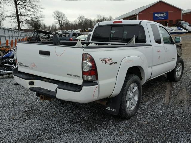 5TEUU4EN3AZ736949 - 2010 TOYOTA TACOMA ACC თეთრი ფოტო 4