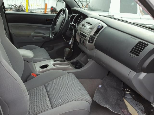 5TEUU4EN3AZ736949 - 2010 TOYOTA TACOMA ACC თეთრი ფოტო 5